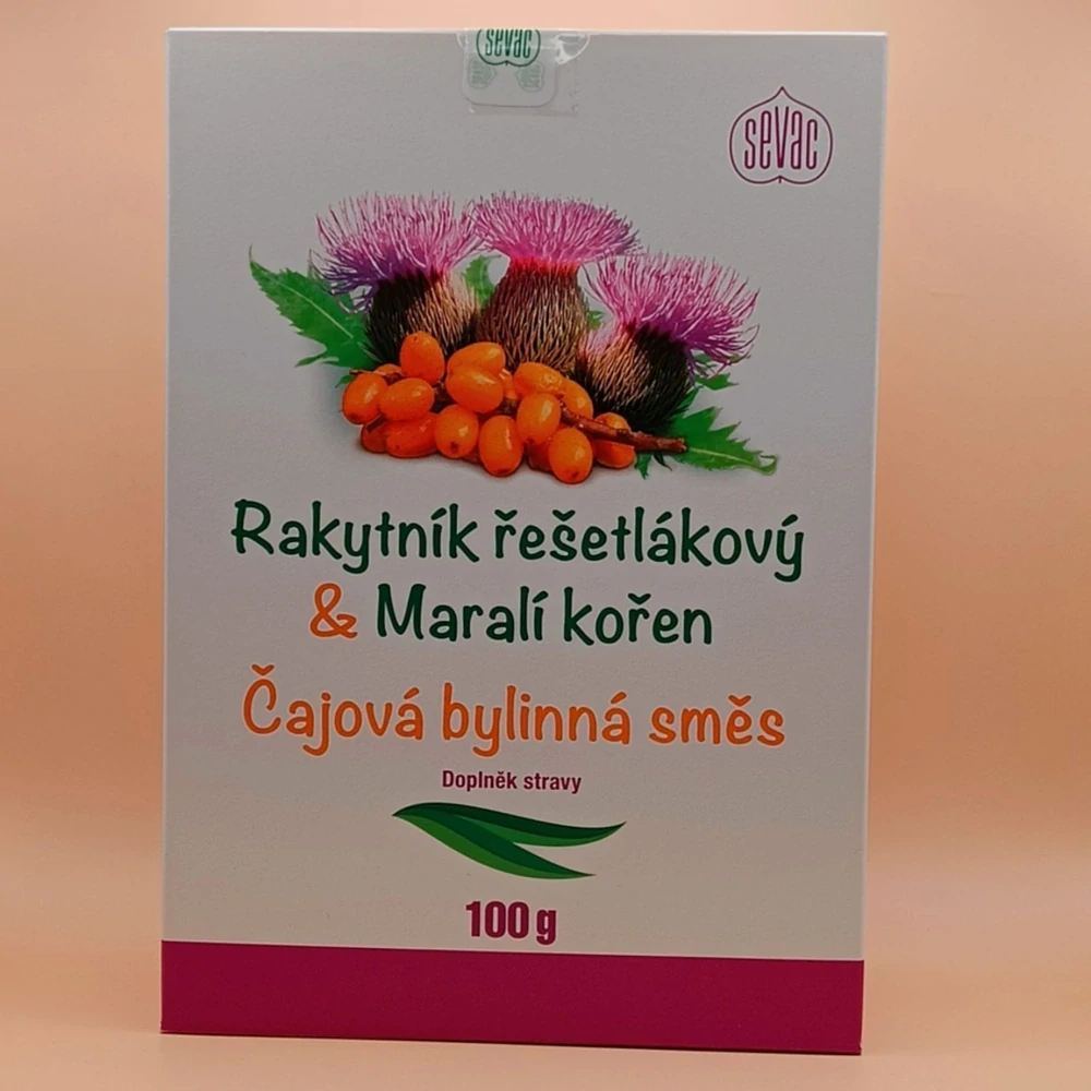 Čaj - Rakytník řešetlákový a maralí kořen (100 g)
