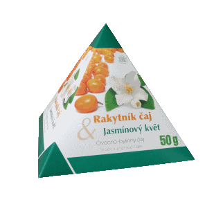 Rakytníkový čaj & jasmínový květ - pyramida (50 g)